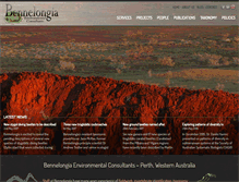 Tablet Screenshot of bennelongia.com.au